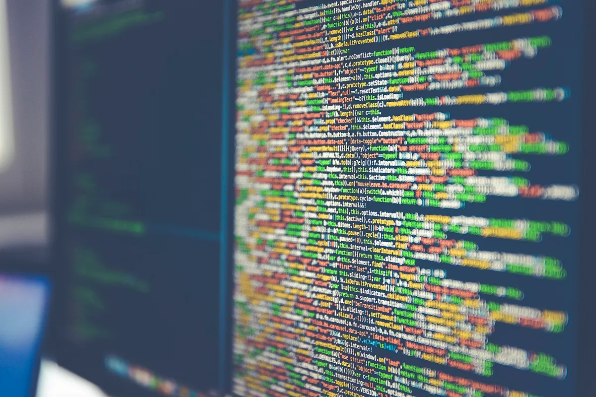 画面に表示されたソースコードのイメージ