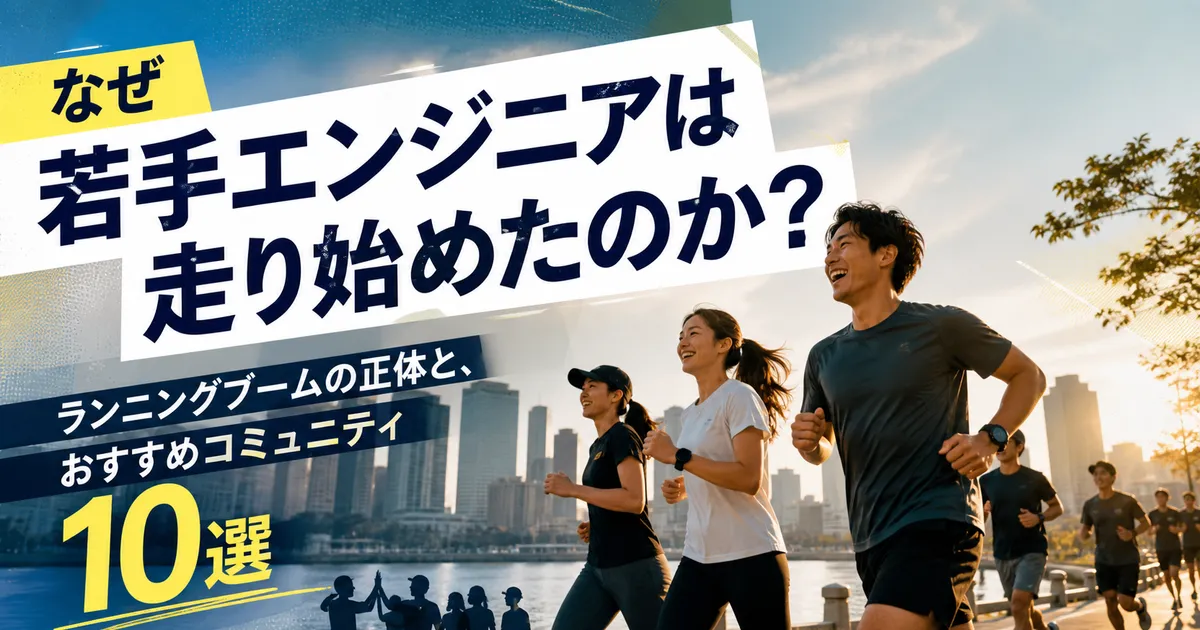 なぜ若手エンジニアは走り始めたのか？ ランニングブームの正体と、おすすめコミュニティ10選