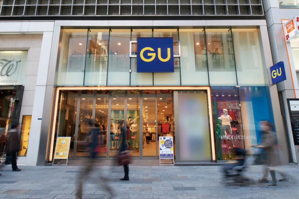 GU銀座店の外観