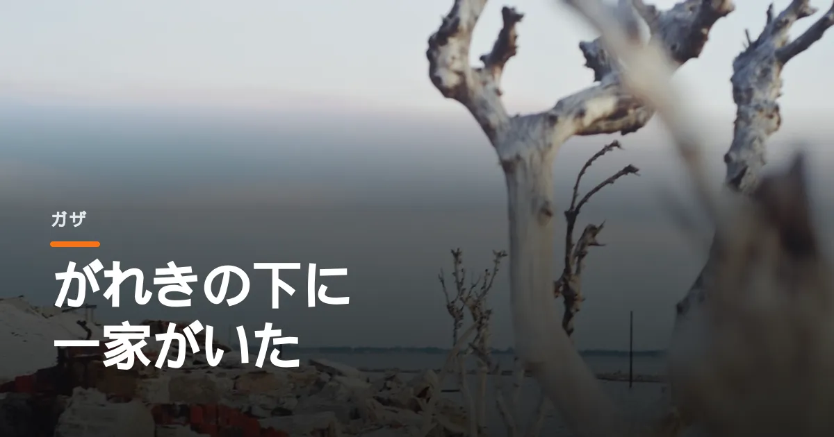 がれきの下から一家五十五人分の遺体が出た。ガザで重機を待ち続ける家族たち